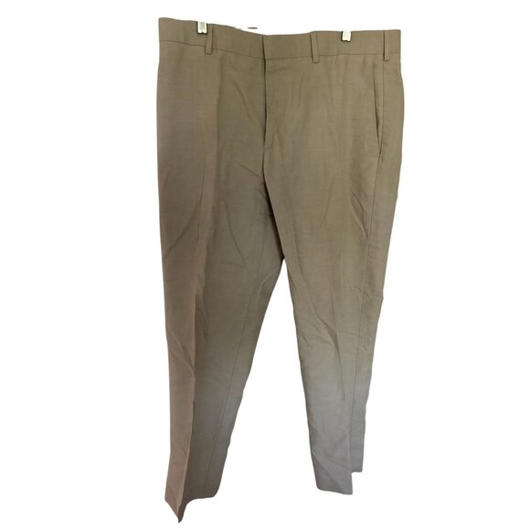 Cubavera Mens Beige Linen-Blend Pants Size 34x30 - Picture 1 of 6